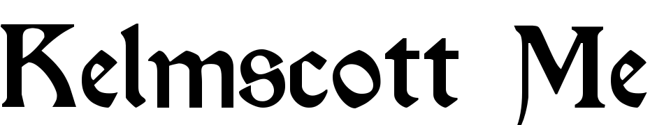 Kelmscott Medium cкачати шрифт безкоштовно